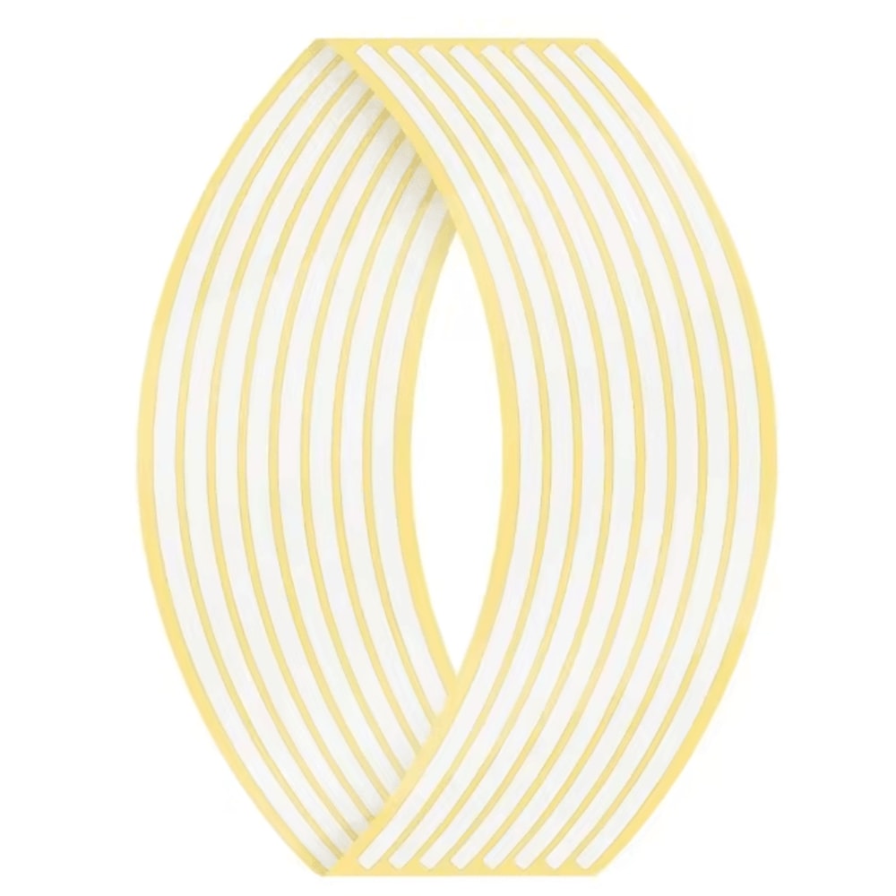 Reflective Motorcycle Wheel Rim Stripe Stickers For Bike And Motorbike 7