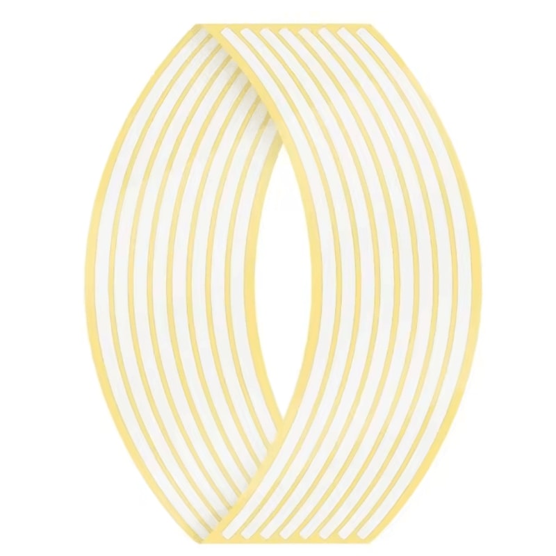 Reflective Motorcycle Wheel Rim Stripe Stickers For Bike And Motorbike 7