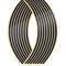 Reflective Motorcycle Wheel Rim Stripe Stickers For Bike And Motorbike 8