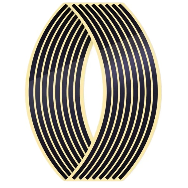 Reflective Motorcycle Wheel Rim Stripe Stickers For Bike And Motorbike 8