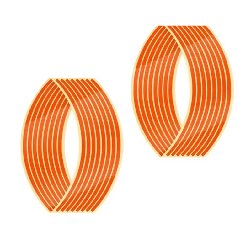 Reflective Motorcycle Wheel Rim Stripe Stickers For Bike And Motorbike 15