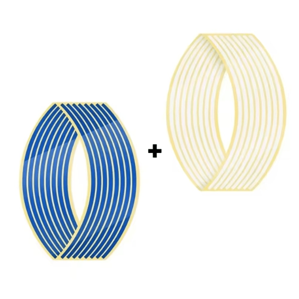 Reflective Motorcycle Wheel Rim Stripe Stickers For Bike And Motorbike 18