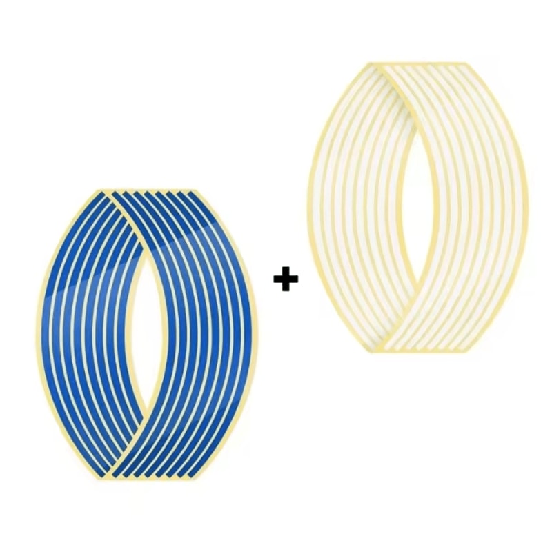 Reflective Motorcycle Wheel Rim Stripe Stickers For Bike And Motorbike 18
