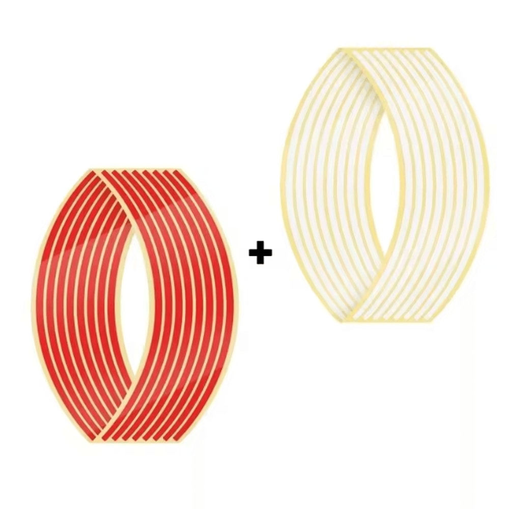 Reflective Motorcycle Wheel Rim Stripe Stickers For Bike And Motorbike 20