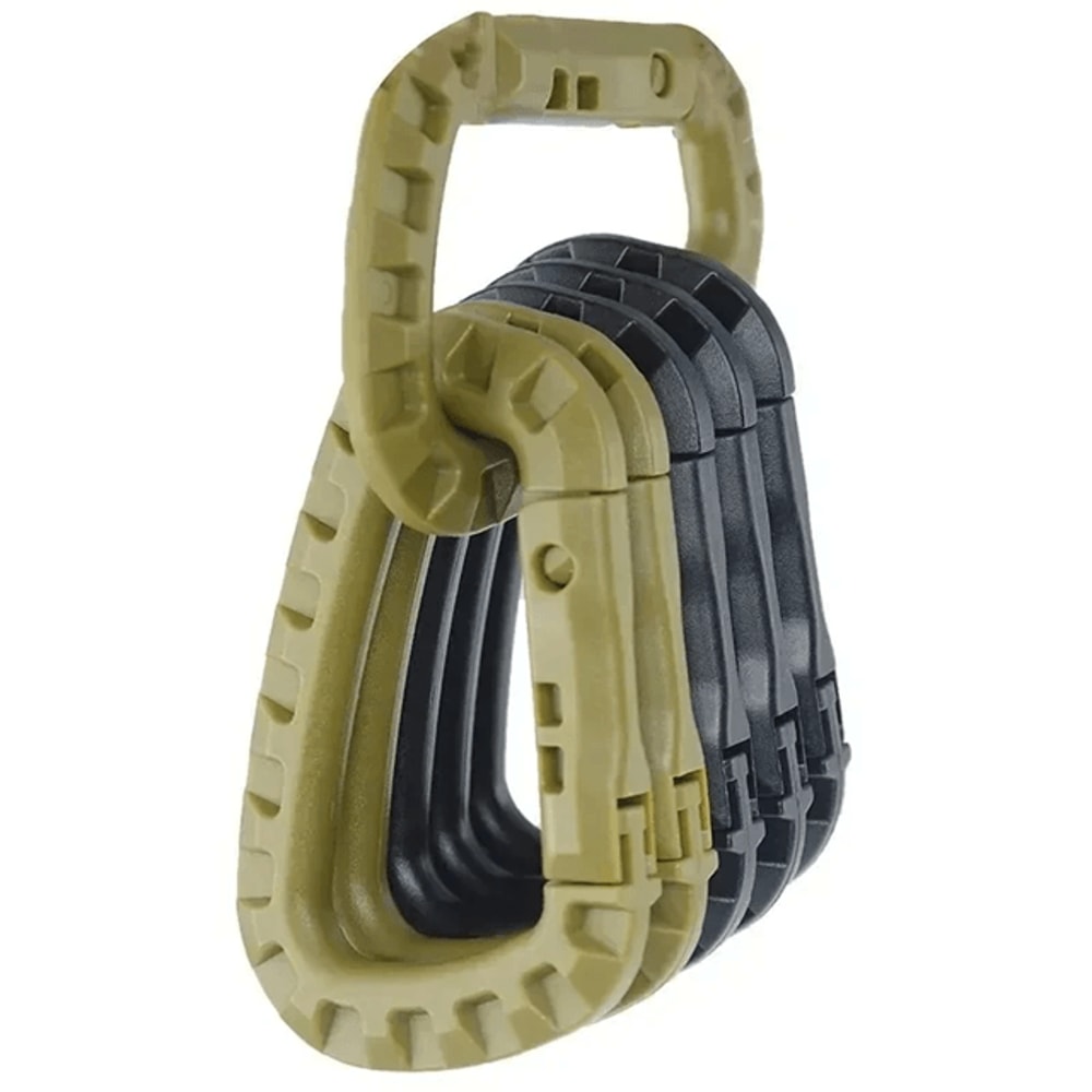 TrailLock Tactical Carabiner Clip Set Quick Hook Gear Keychain 0