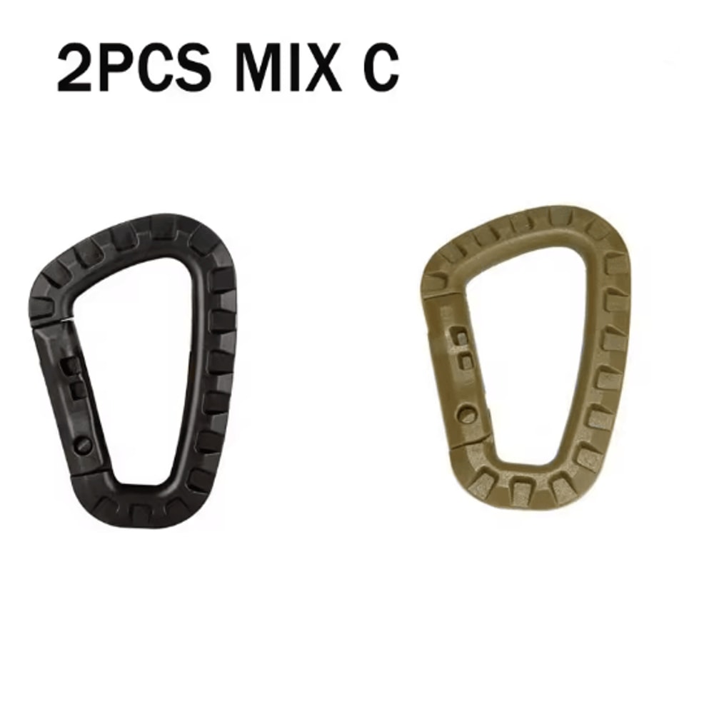 TrailLock Tactical Carabiner Clip Set Quick Hook Gear Keychain 9