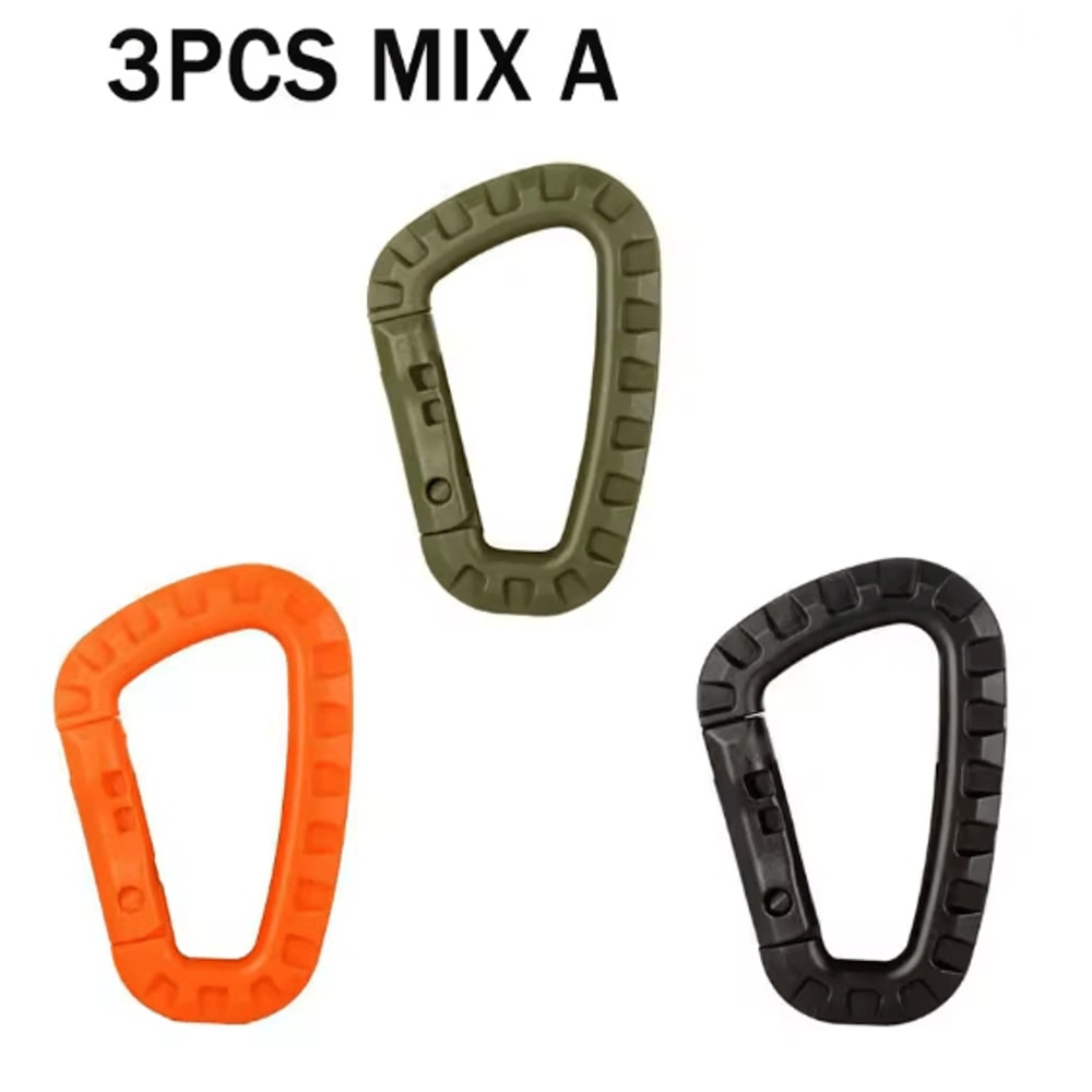 TrailLock Tactical Carabiner Clip Set Quick Hook Gear Keychain 10