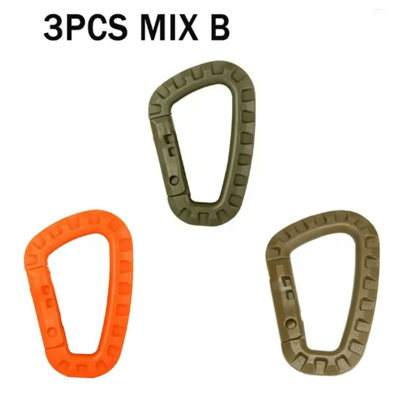 TrailLock Tactical Carabiner Clip Set Quick Hook Gear Keychain 11
