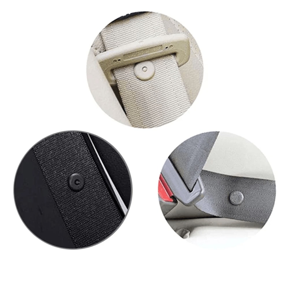 SafeHold Car Seat Belt Stopper Buckle Anti Slip Safety Button 2