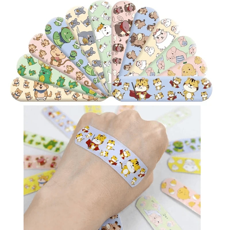 HappyHeal Kids Band Aid Stickers Waterproof Cartoon Animal Designs 2