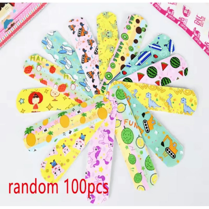 HappyHeal Kids Band Aid Stickers Waterproof Cartoon Animal Designs 6