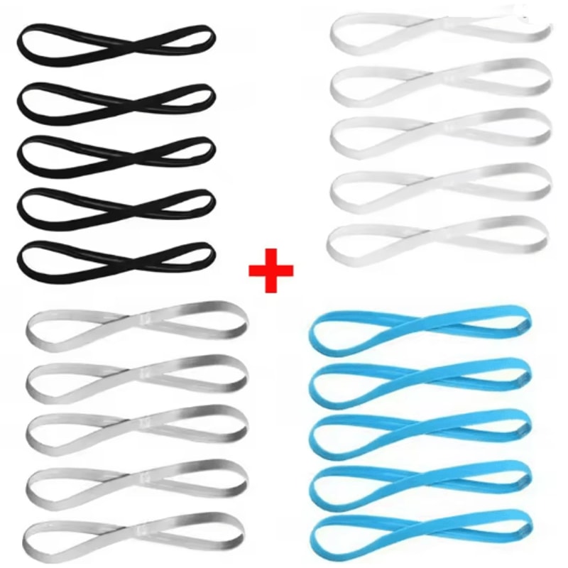 FlexStay Sports Headband Anti Slip Sweat Wicking Hair Band 9