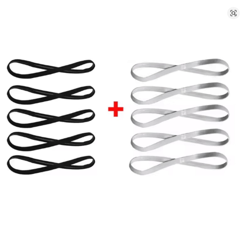 FlexStay Sports Headband Anti Slip Sweat Wicking Hair Band 3