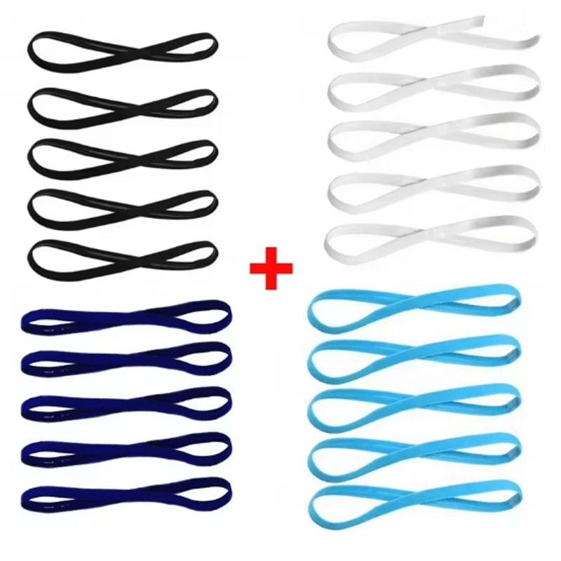 FlexStay Sports Headband Anti Slip Sweat Wicking Hair Band 8