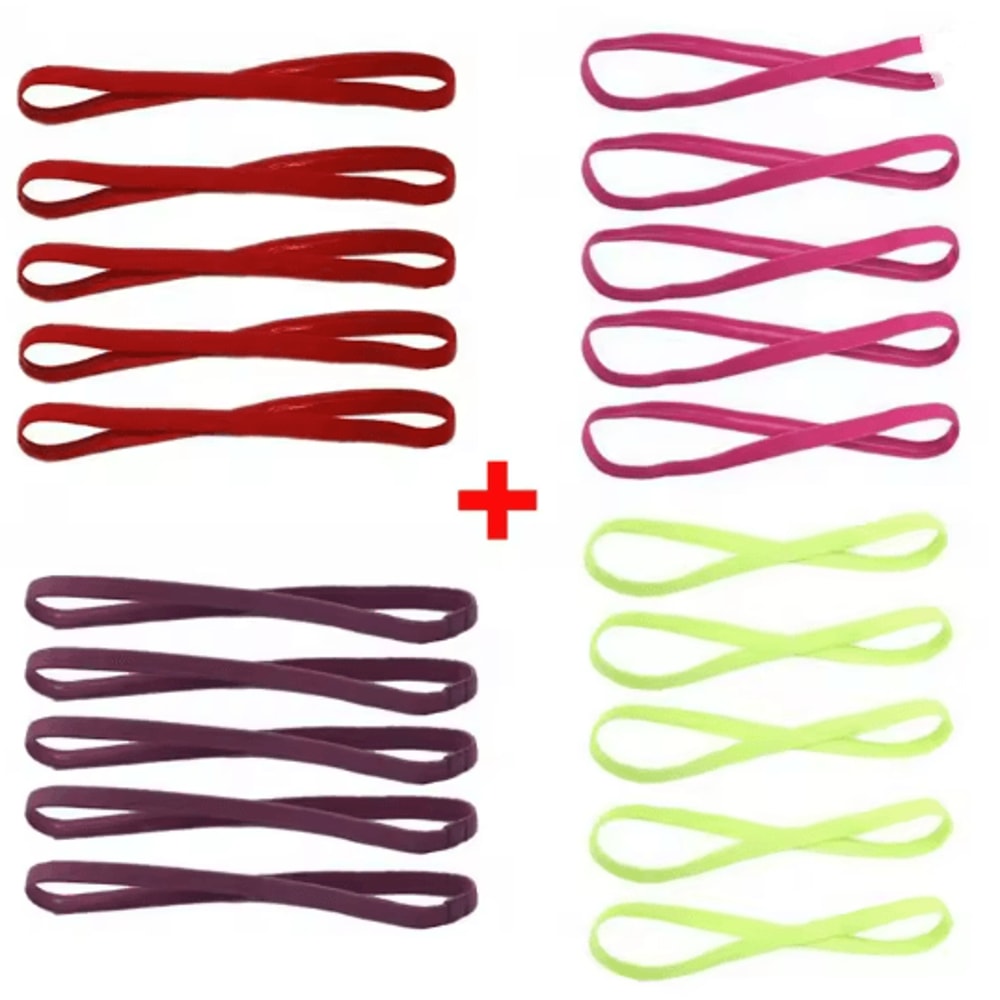 FlexStay Sports Headband Anti Slip Sweat Wicking Hair Band 14