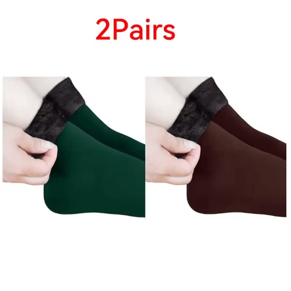 CozyNest Winter Fleece Socks Warm Soft Home Sleep Socks 8