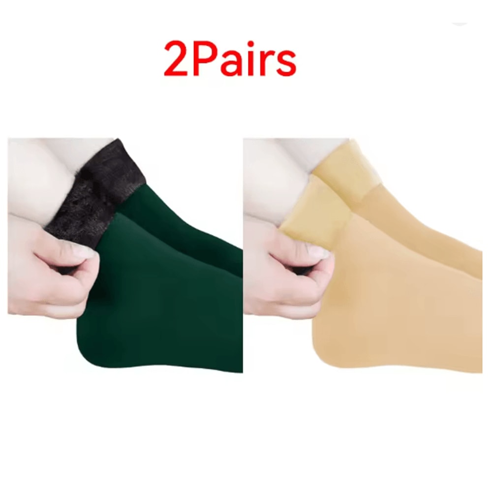 CozyNest Winter Fleece Socks Warm Soft Home Sleep Socks 9