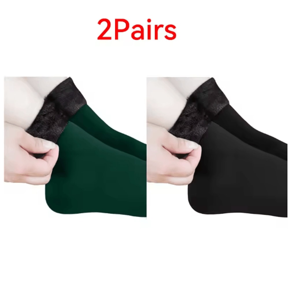 CozyNest Winter Fleece Socks Warm Soft Home Sleep Socks 10