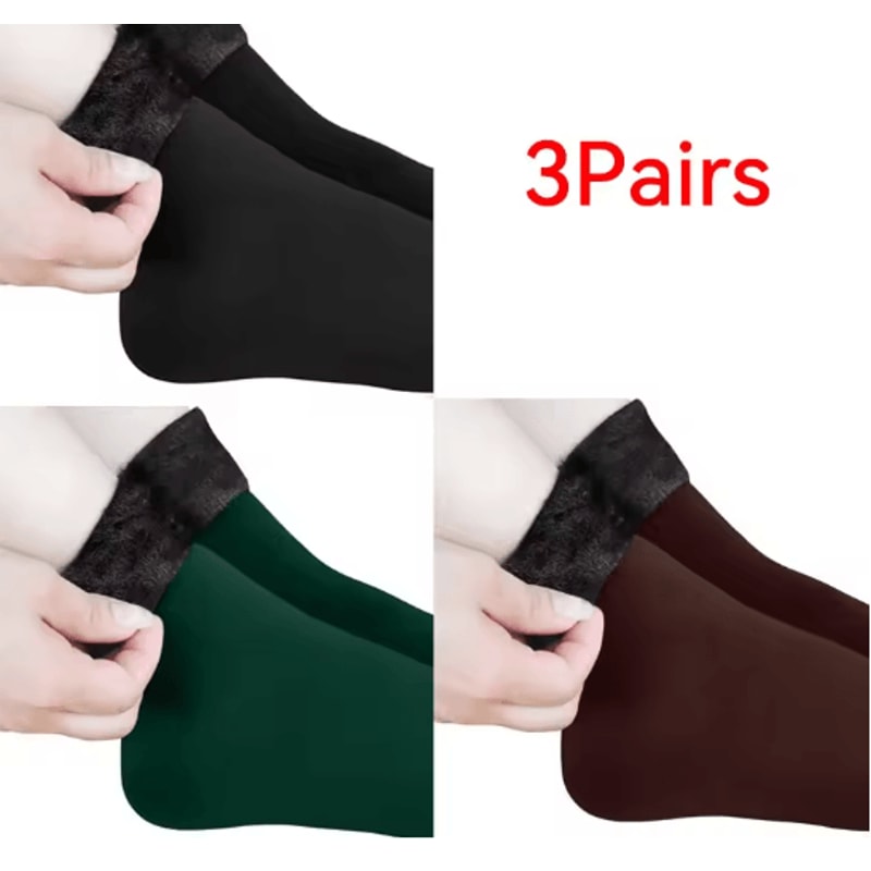 CozyNest Winter Fleece Socks Warm Soft Home Sleep Socks 2