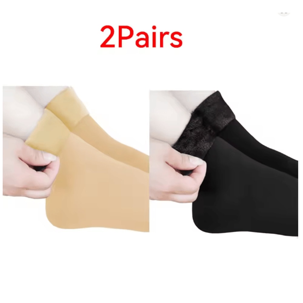 CozyNest Winter Fleece Socks Warm Soft Home Sleep Socks 15