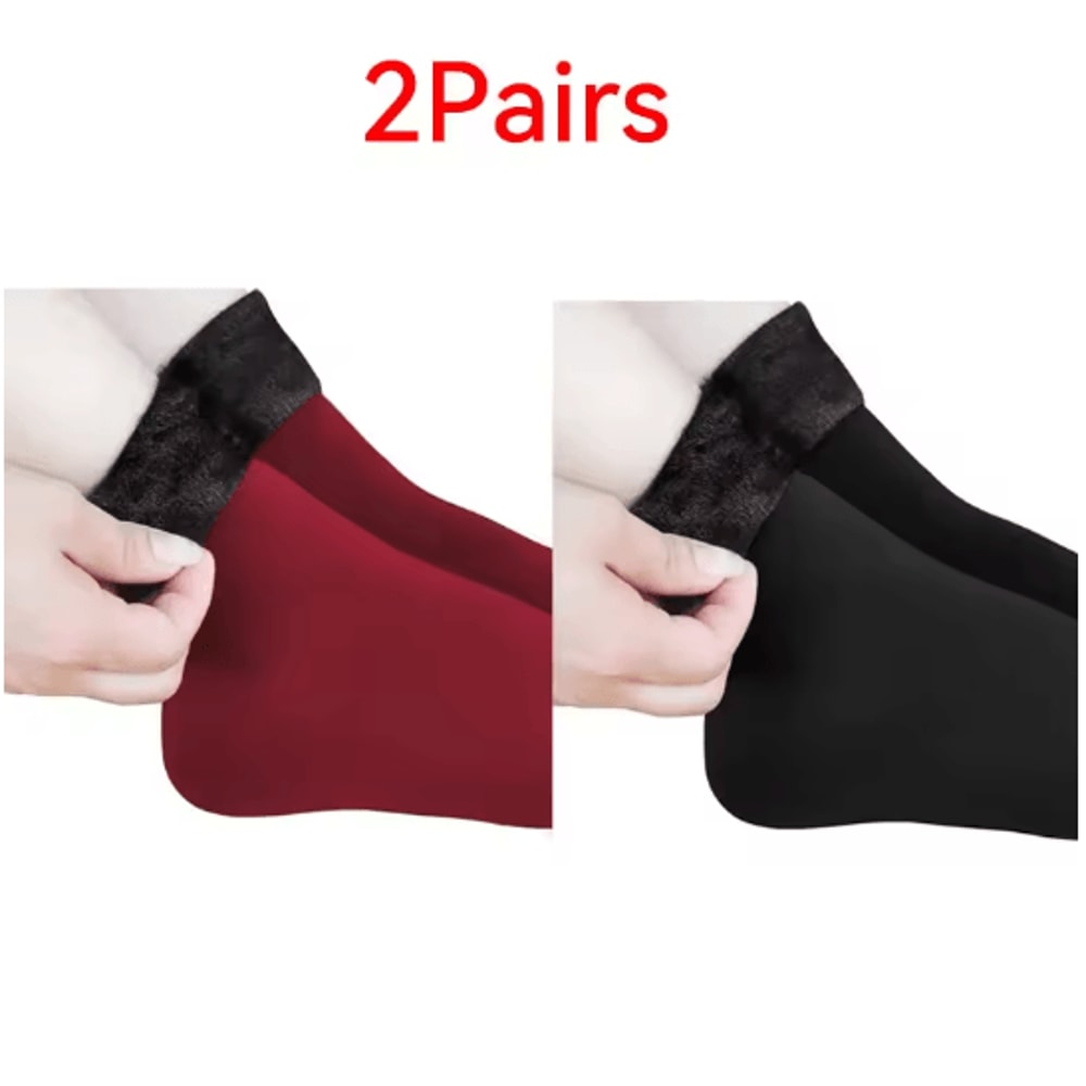 CozyNest Winter Fleece Socks Warm Soft Home Sleep Socks 17