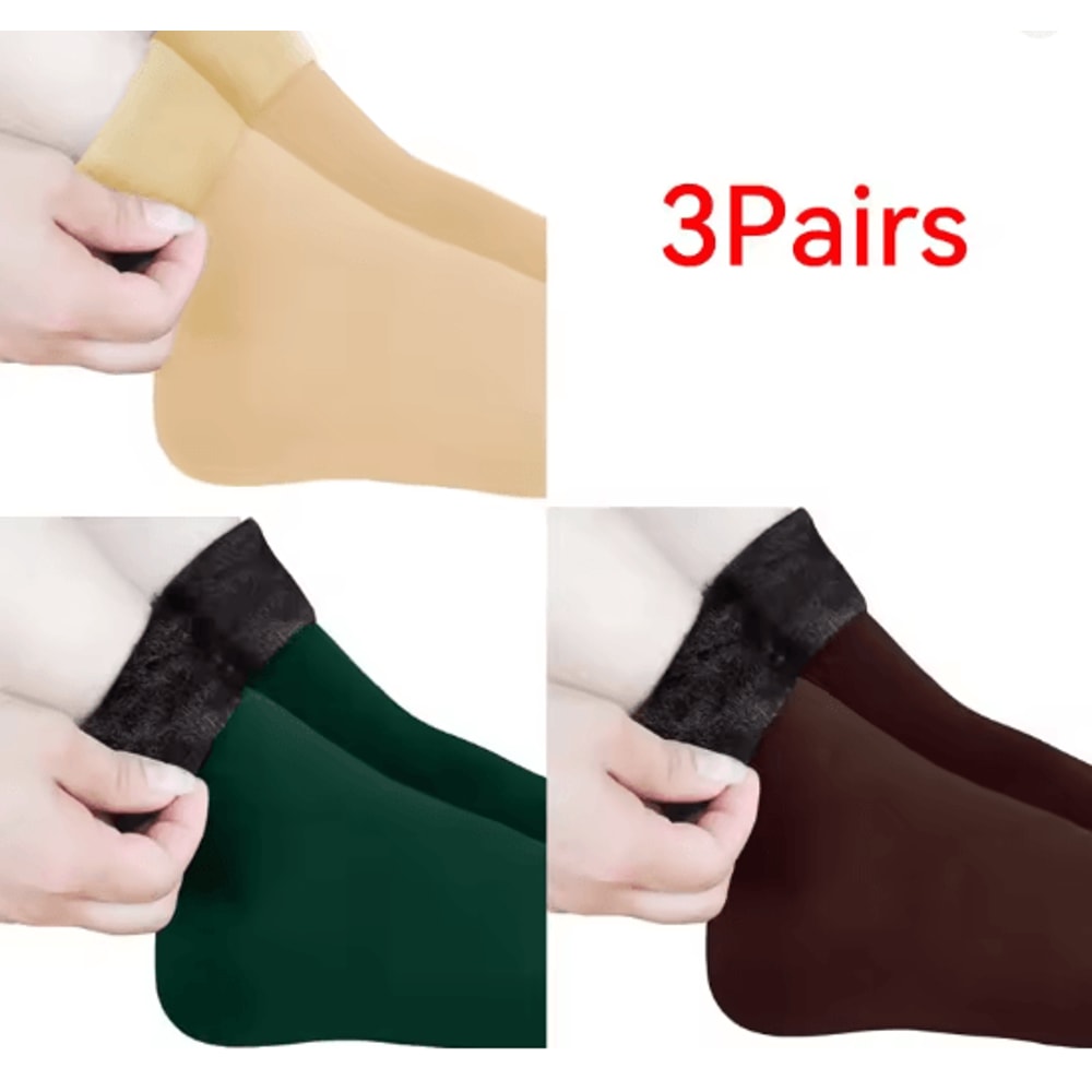 CozyNest Winter Fleece Socks Warm Soft Home Sleep Socks 18