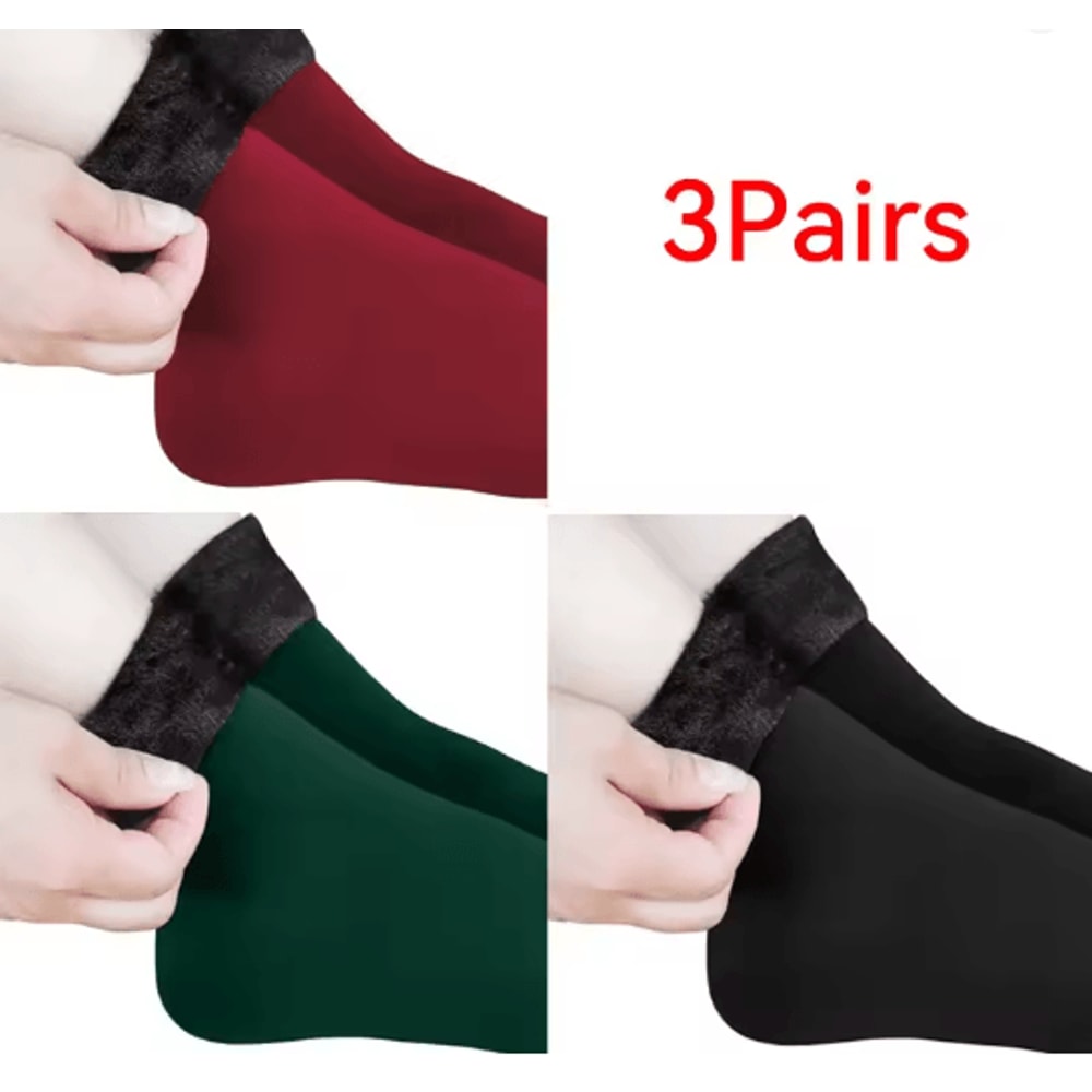 CozyNest Winter Fleece Socks Warm Soft Home Sleep Socks 22