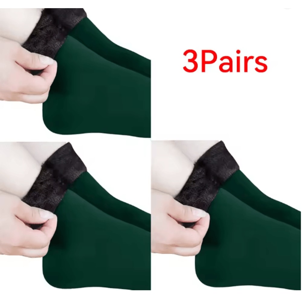 CozyNest Winter Fleece Socks Warm Soft Home Sleep Socks 23