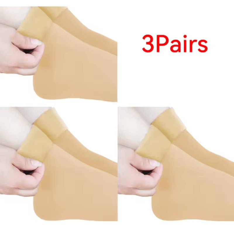 CozyNest Winter Fleece Socks Warm Soft Home Sleep Socks 25
