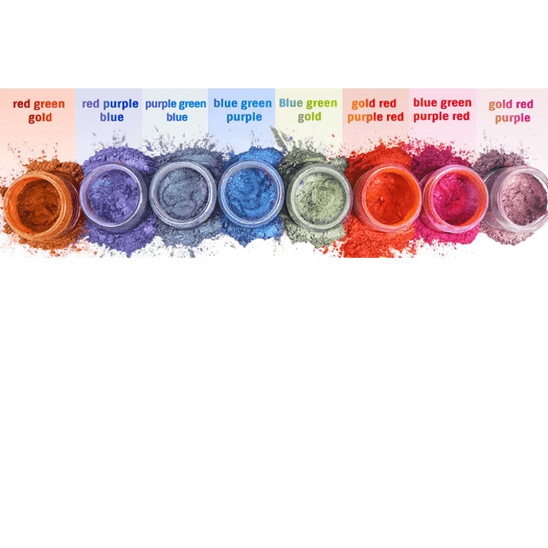 Chameleon Pearl Pigment Powder For Epoxy Resin Slime And DIY Crafts 2