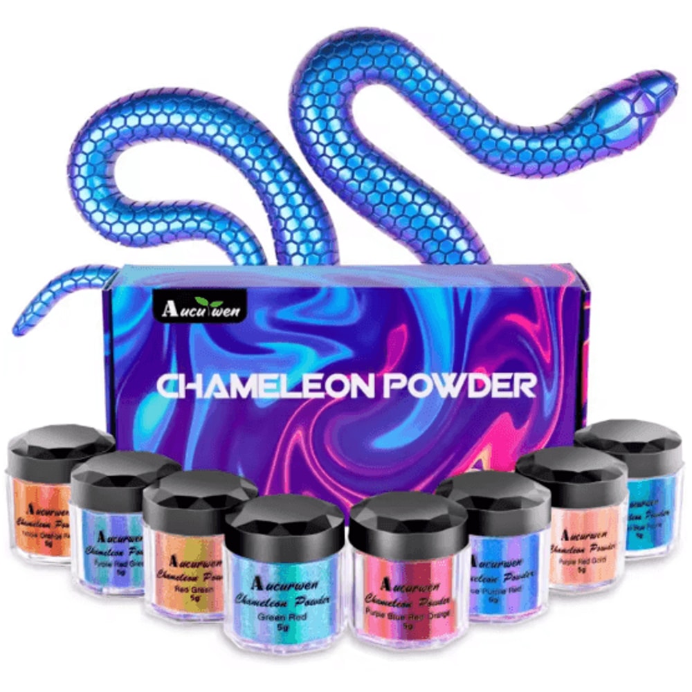 Chameleon Pearl Pigment Powder For Epoxy Resin Slime And DIY Crafts 4