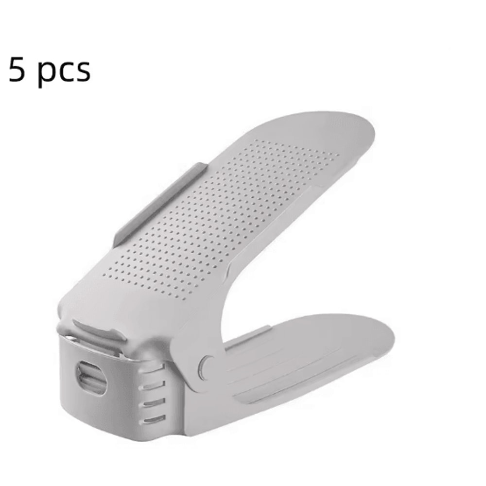 Adjustable Shoe Rack Organizers Space Saving Shoe Storage Set Of 5 3