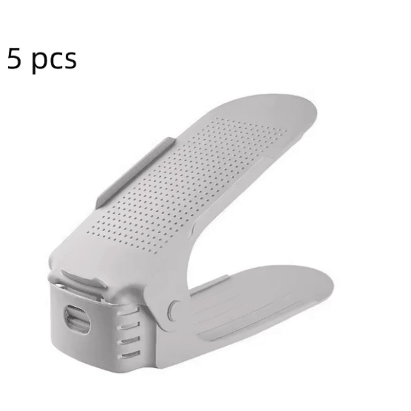 Adjustable Shoe Rack Organizers Space Saving Shoe Storage Set Of 5 3