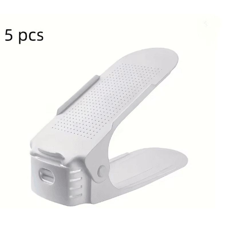 Adjustable Shoe Rack Organizers Space Saving Shoe Storage Set Of 5 4