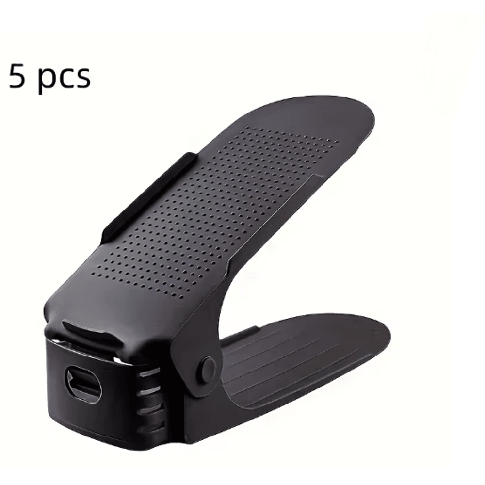 Adjustable Shoe Rack Organizers Space Saving Shoe Storage Set Of 5 5