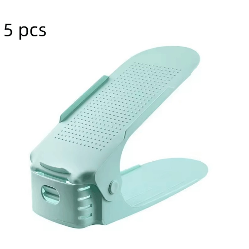 Adjustable Shoe Rack Organizers Space Saving Shoe Storage Set Of 5 6