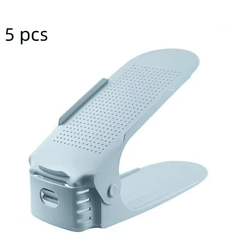 Adjustable Shoe Rack Organizers Space Saving Shoe Storage Set Of 5 7