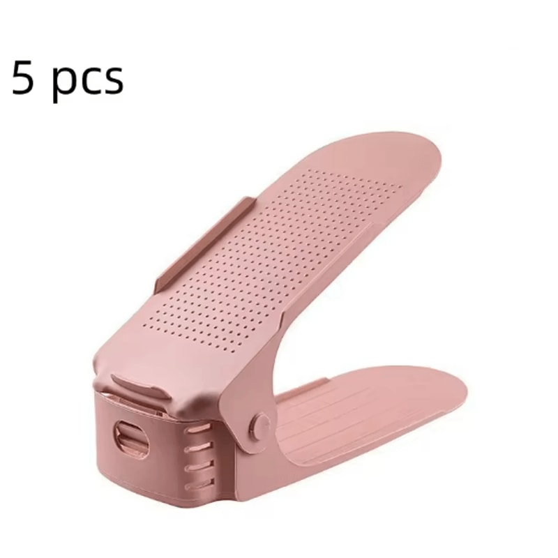 Adjustable Shoe Rack Organizers Space Saving Shoe Storage Set Of 5 8