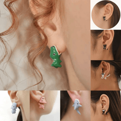 cute mini cartoon animal earrings for everyday style and gifts