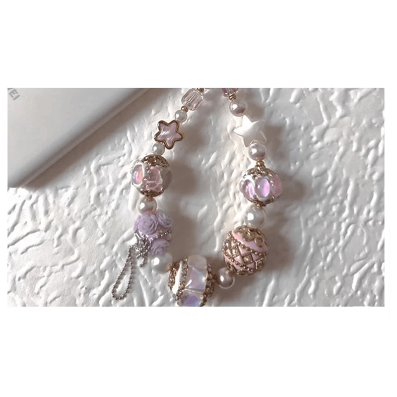 Pearlescent Luminous Acrylic Beads For DIY Jewelry Making Crafts 2