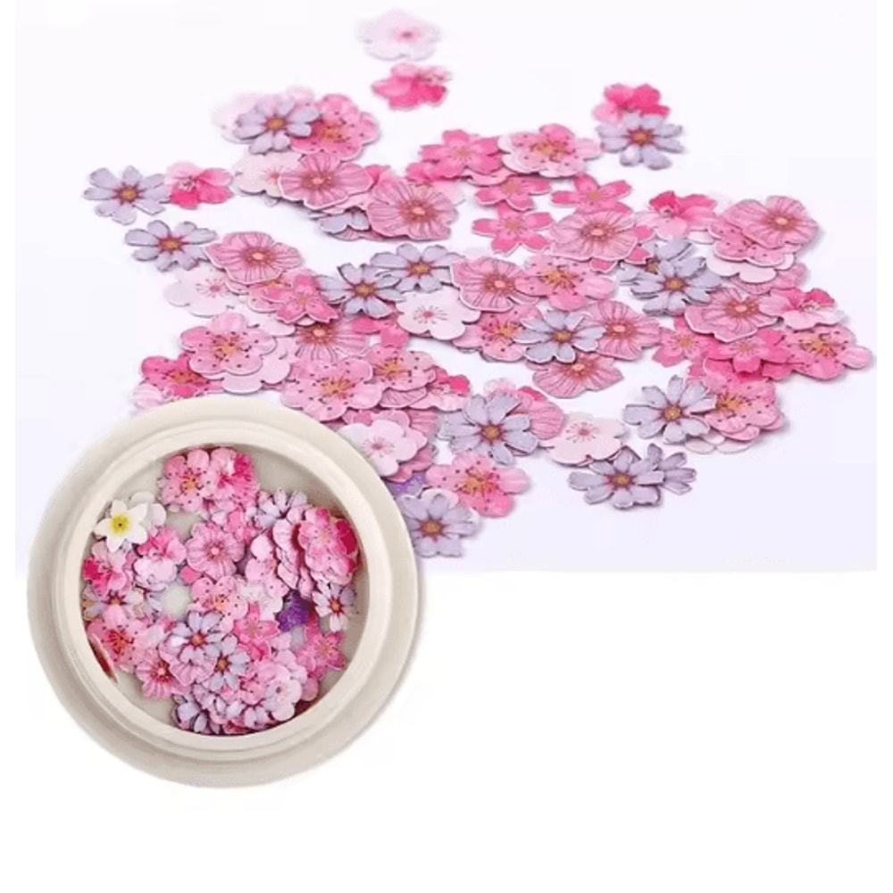 Ultra Thin Flower Nail Art Stickers For DIY Manicure Designs 10