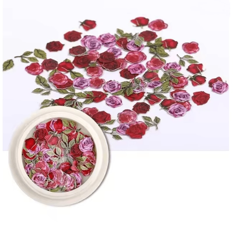 Ultra Thin Flower Nail Art Stickers For DIY Manicure Designs 2