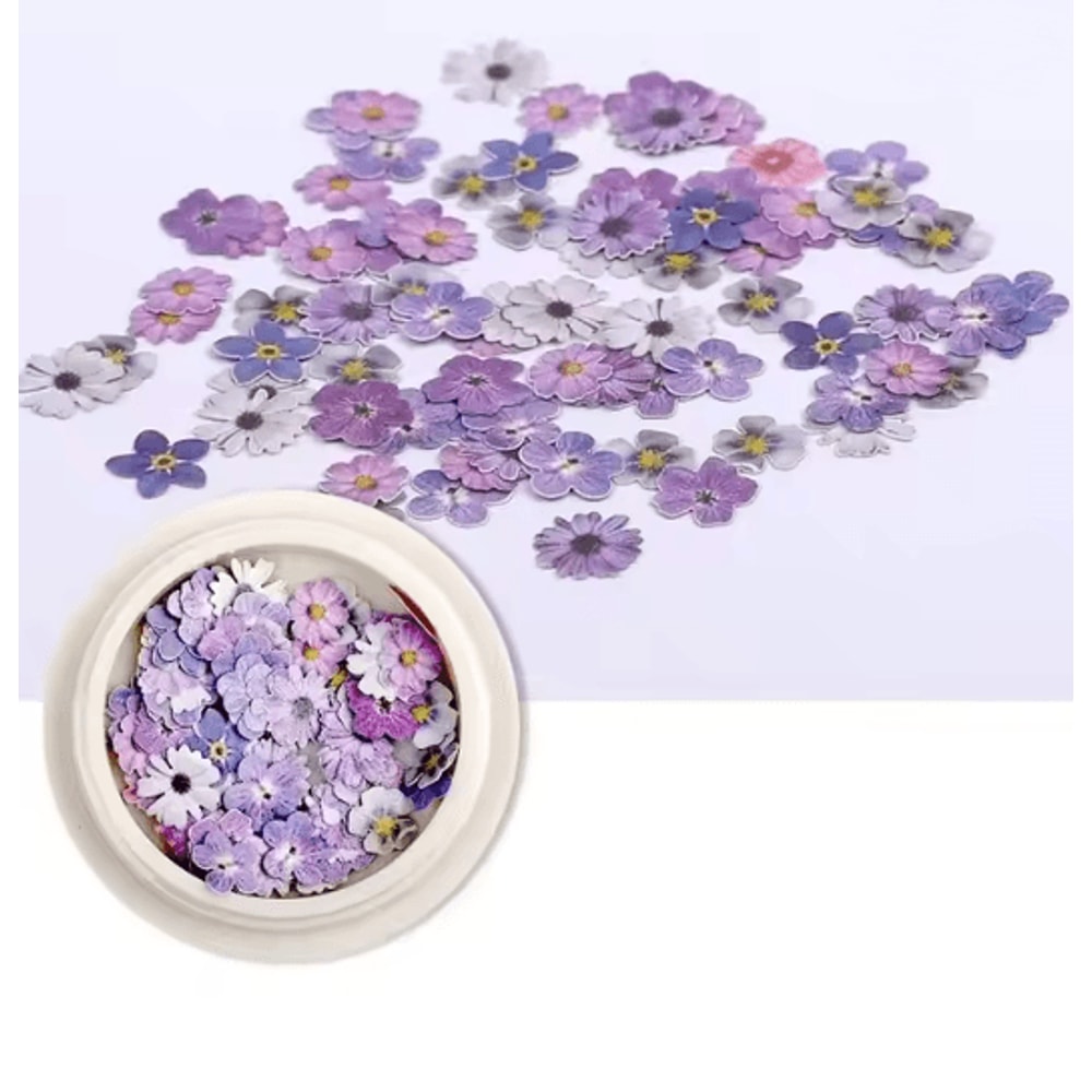 Ultra Thin Flower Nail Art Stickers For DIY Manicure Designs 5