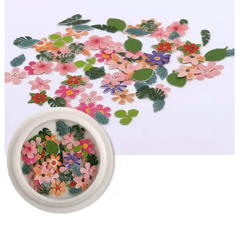 Ultra Thin Flower Nail Art Stickers For DIY Manicure Designs 6