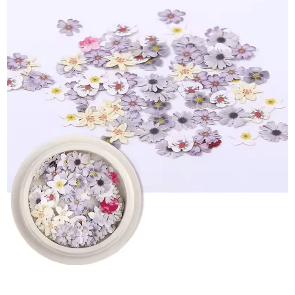 Ultra Thin Flower Nail Art Stickers For DIY Manicure Designs 8