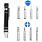 8 In 1 Pen Screwdriver Multitool Portable Magnetic Mini Repair Tool 5