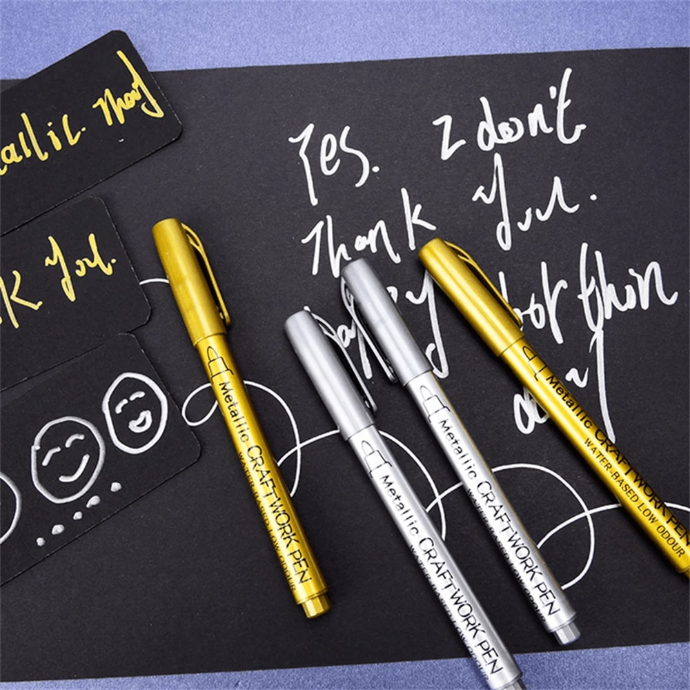 Metal Paint Marker Pen Permanent Fade Resistant Craft Marker 0