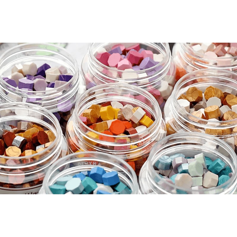 Pearlescent Wax Seal Beads Mix Color For Envelope And Craft Sealing 0