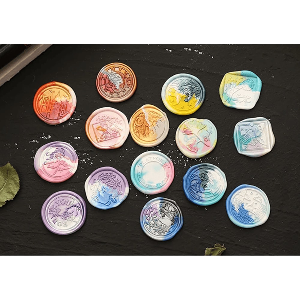 Pearlescent Wax Seal Beads Mix Color For Envelope And Craft Sealing 1