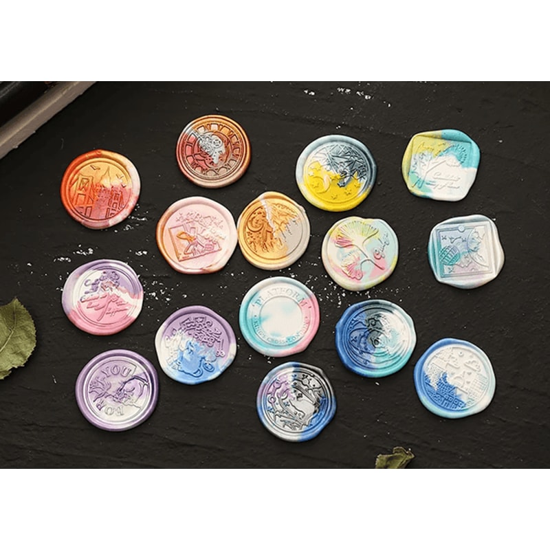 Pearlescent Wax Seal Beads Mix Color For Envelope And Craft Sealing 1